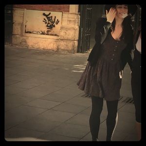 Free People 🤟90s Grunge Skater Dress, Purple